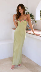 Aurora Maxi Dress - Lime