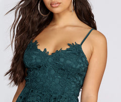 All The Trimmings Crochet Dress