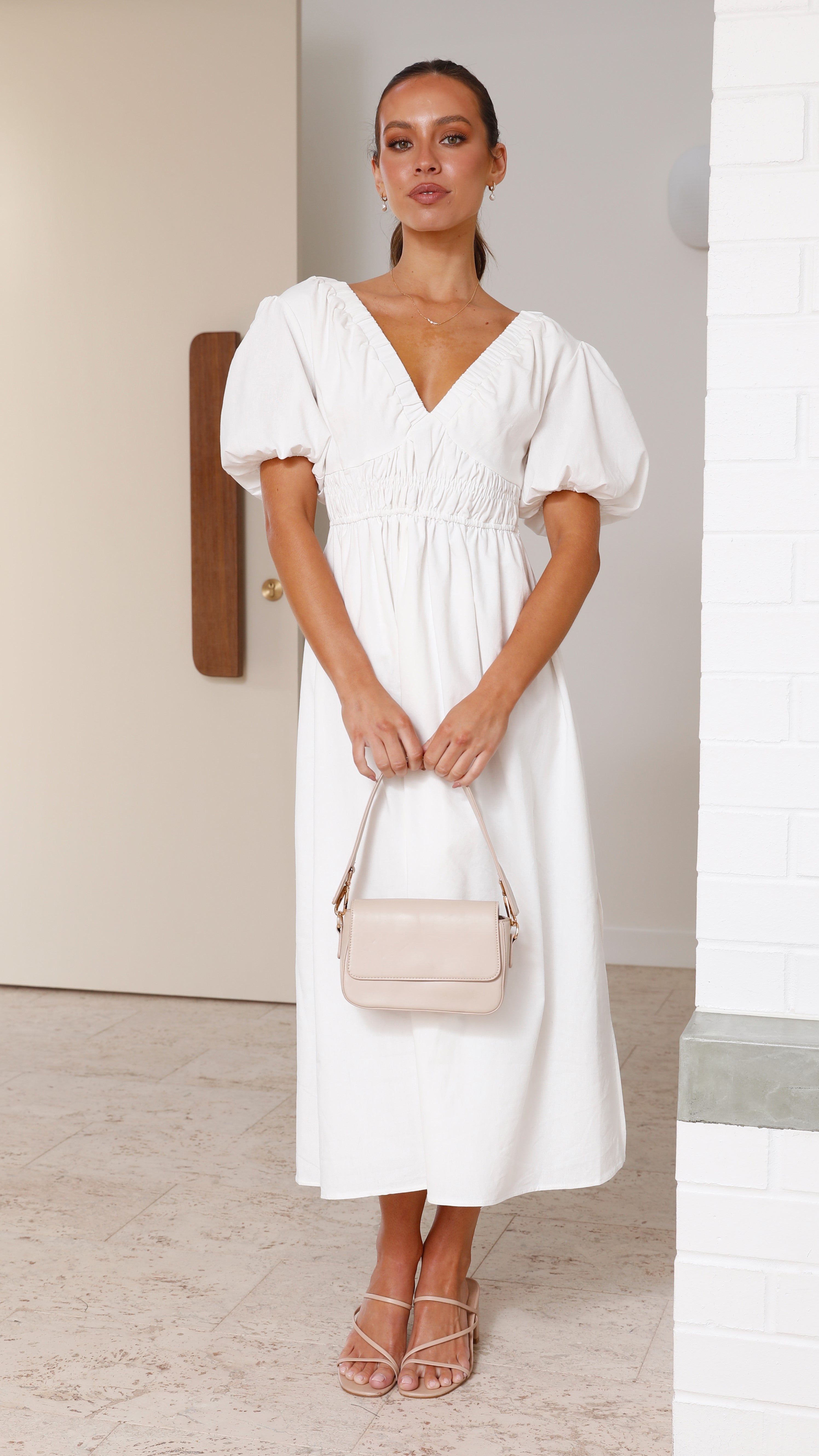 Fiore Maxi Dress - White