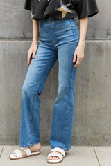 Judy Blue Lolita High Waist Pull On Slim Bootcut Jeans