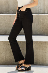 Judy Blue Lauren High Waist Button Fly Bootcut Jeans