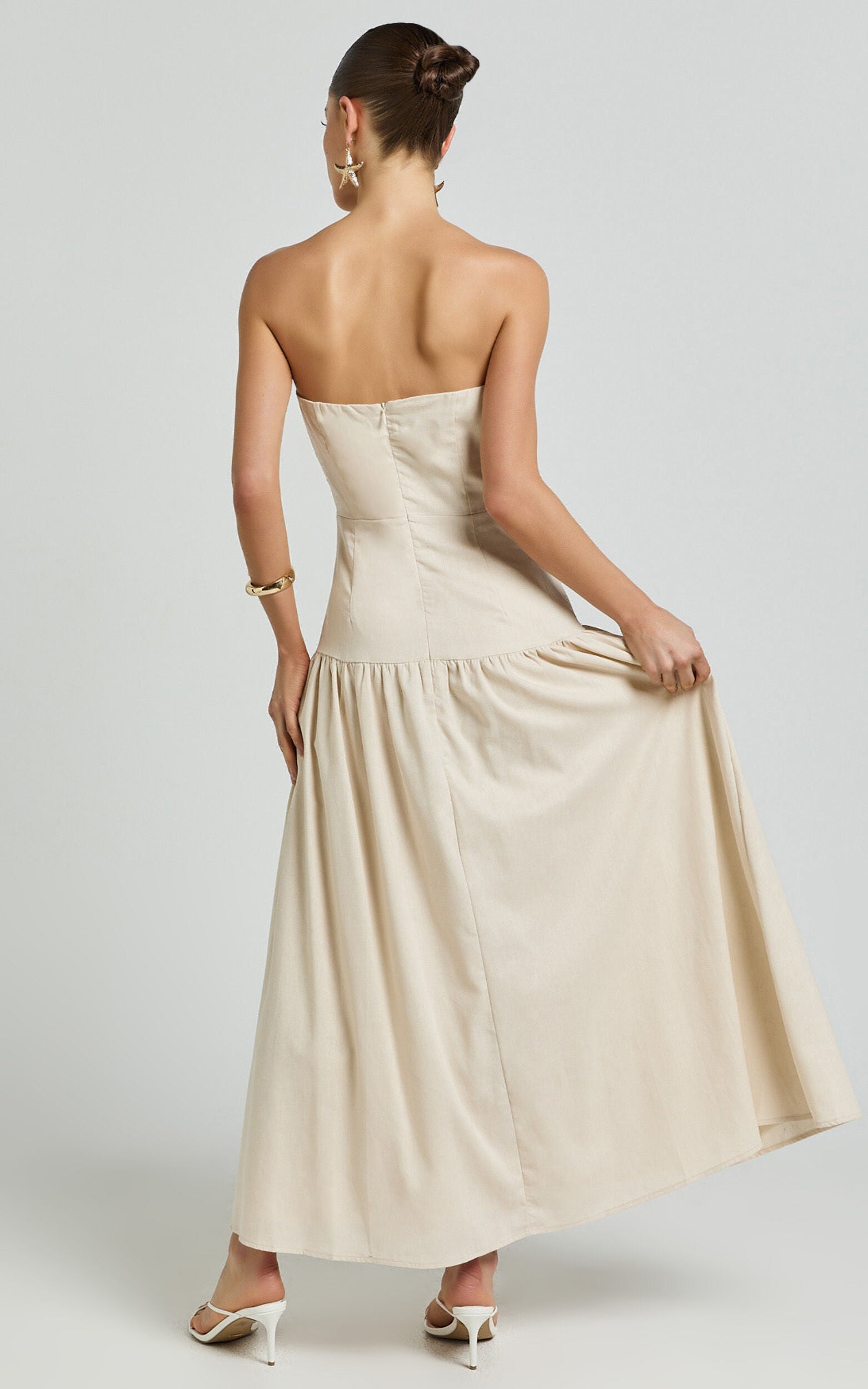 Seven Wonders - Danica Midi Dress in Latte