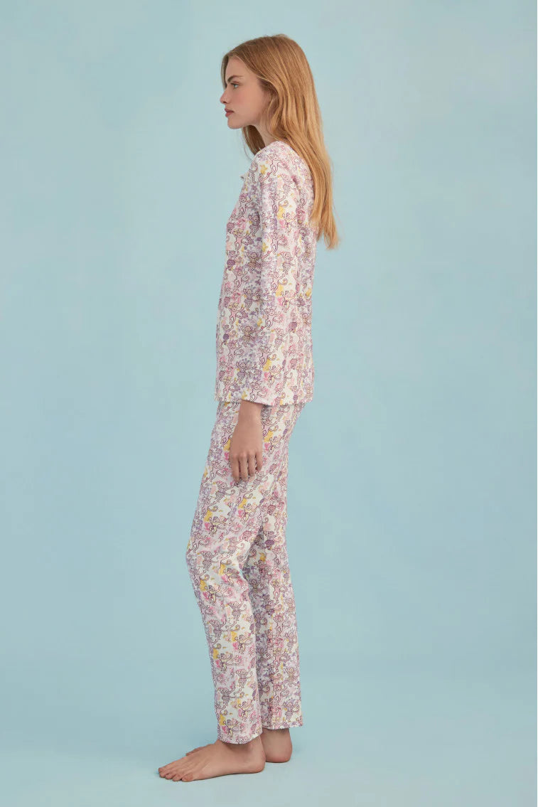 Roller Rabbit x LoveShackFancy Preppy Patchwork Women's Pajama