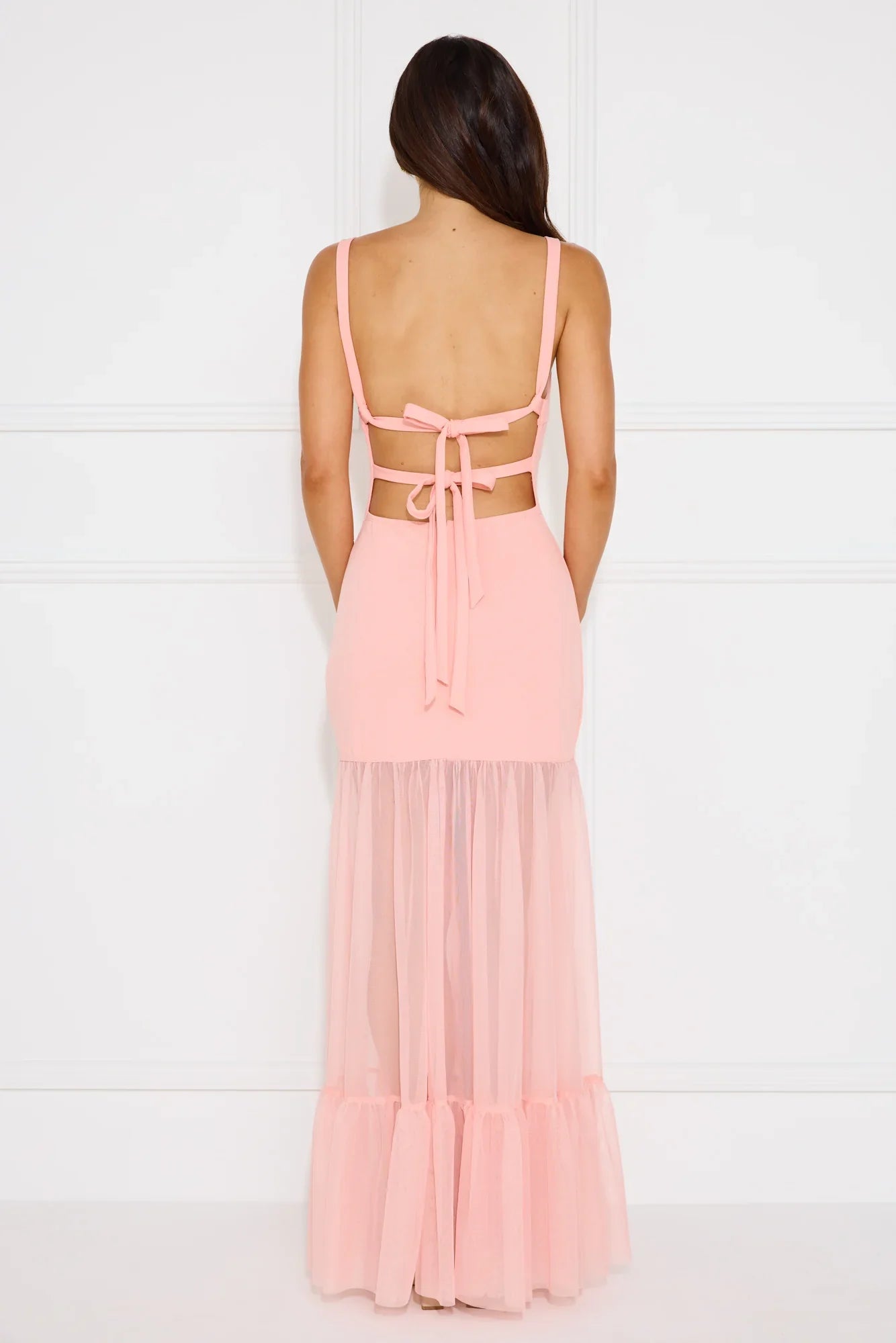 Chic Whispers Maxi Dress Pink