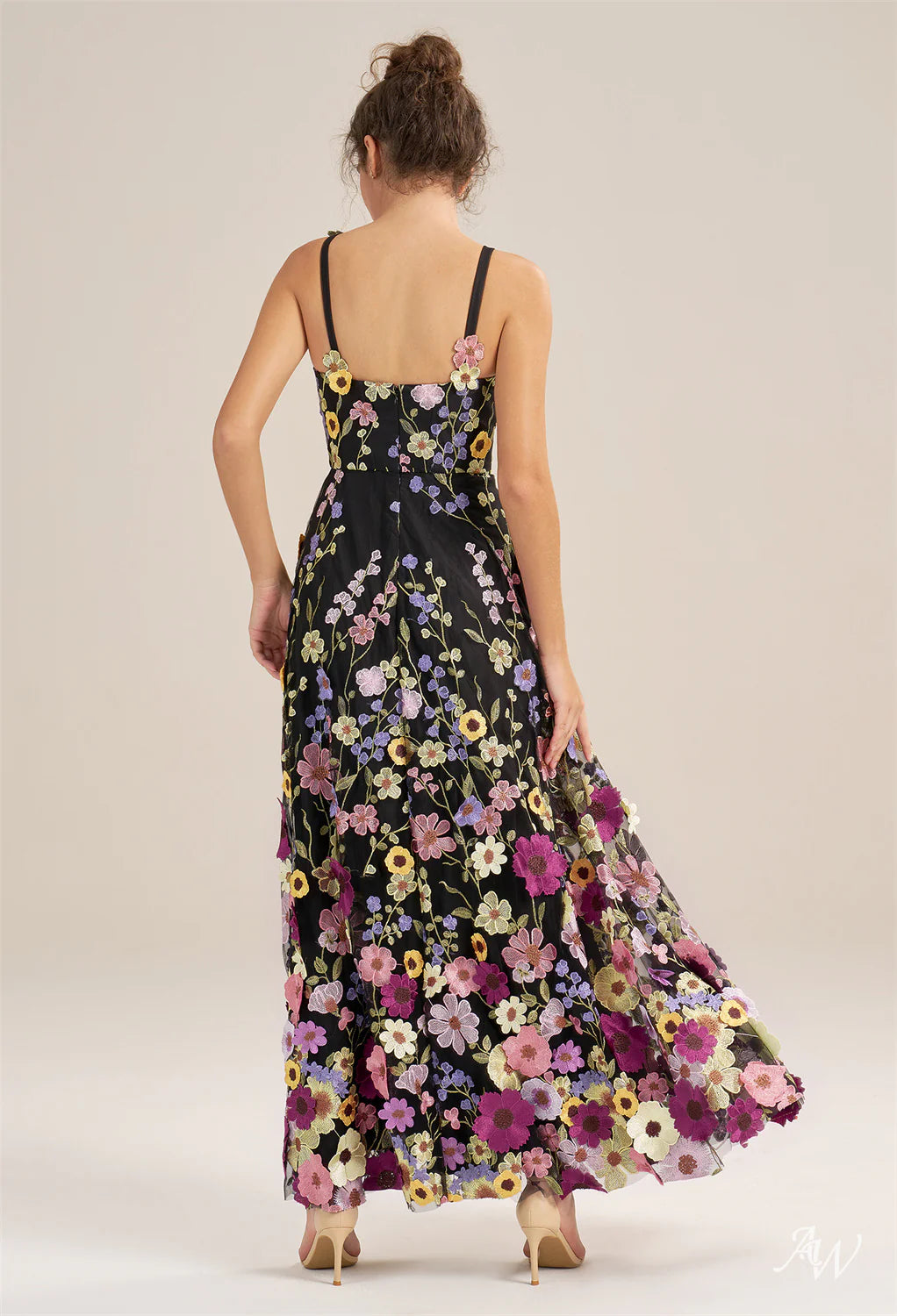 Alison A-line Tulle V-Neck Dresses