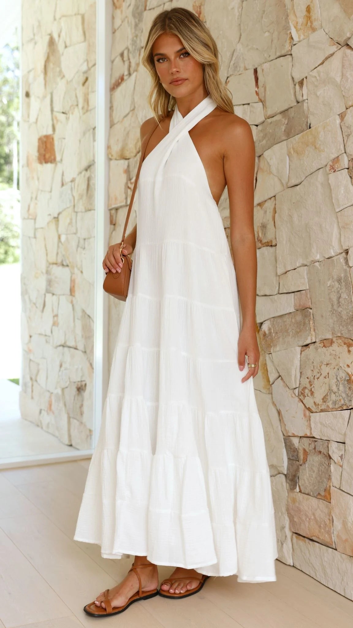 Moniqua Maxi Dress - White
