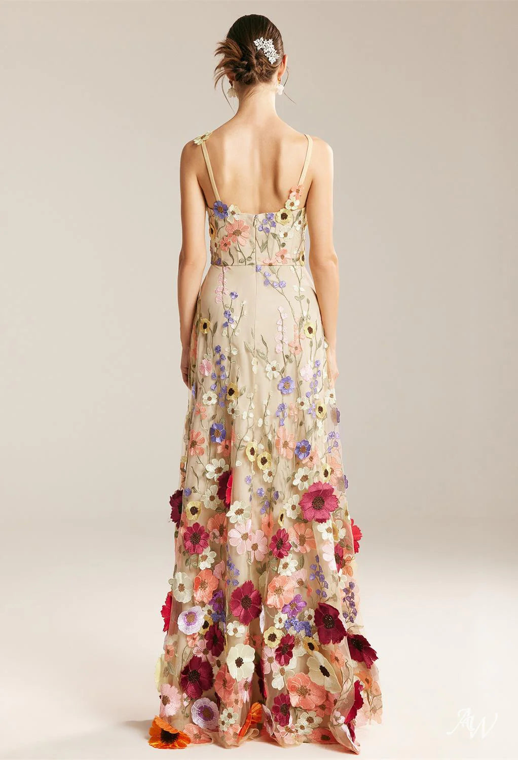 Alison A-line Tulle V-Neck Dresses