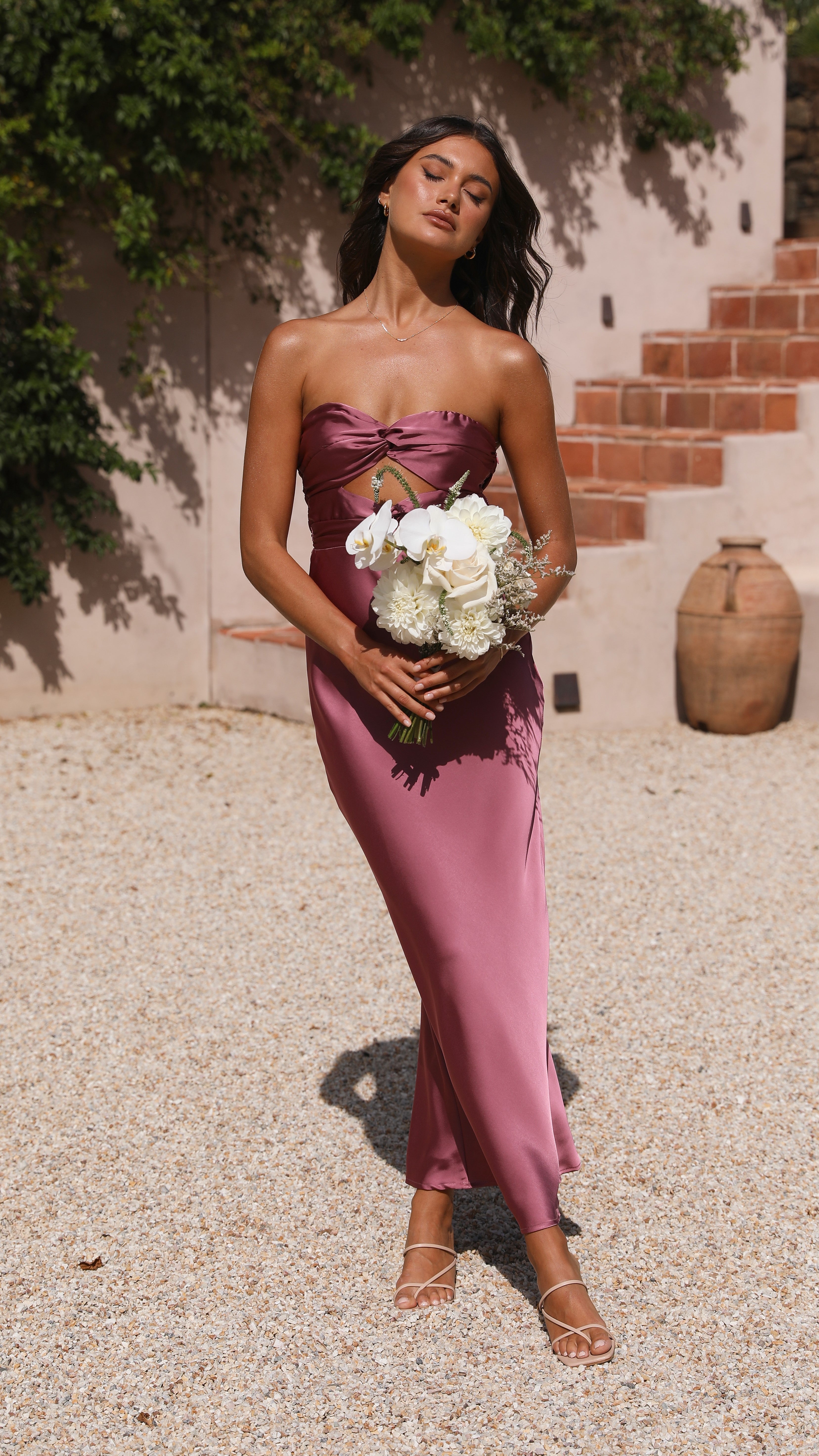 Izy Maxi Dress - Plum