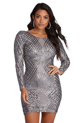 Elysse Steal The Show Sequin Dress
