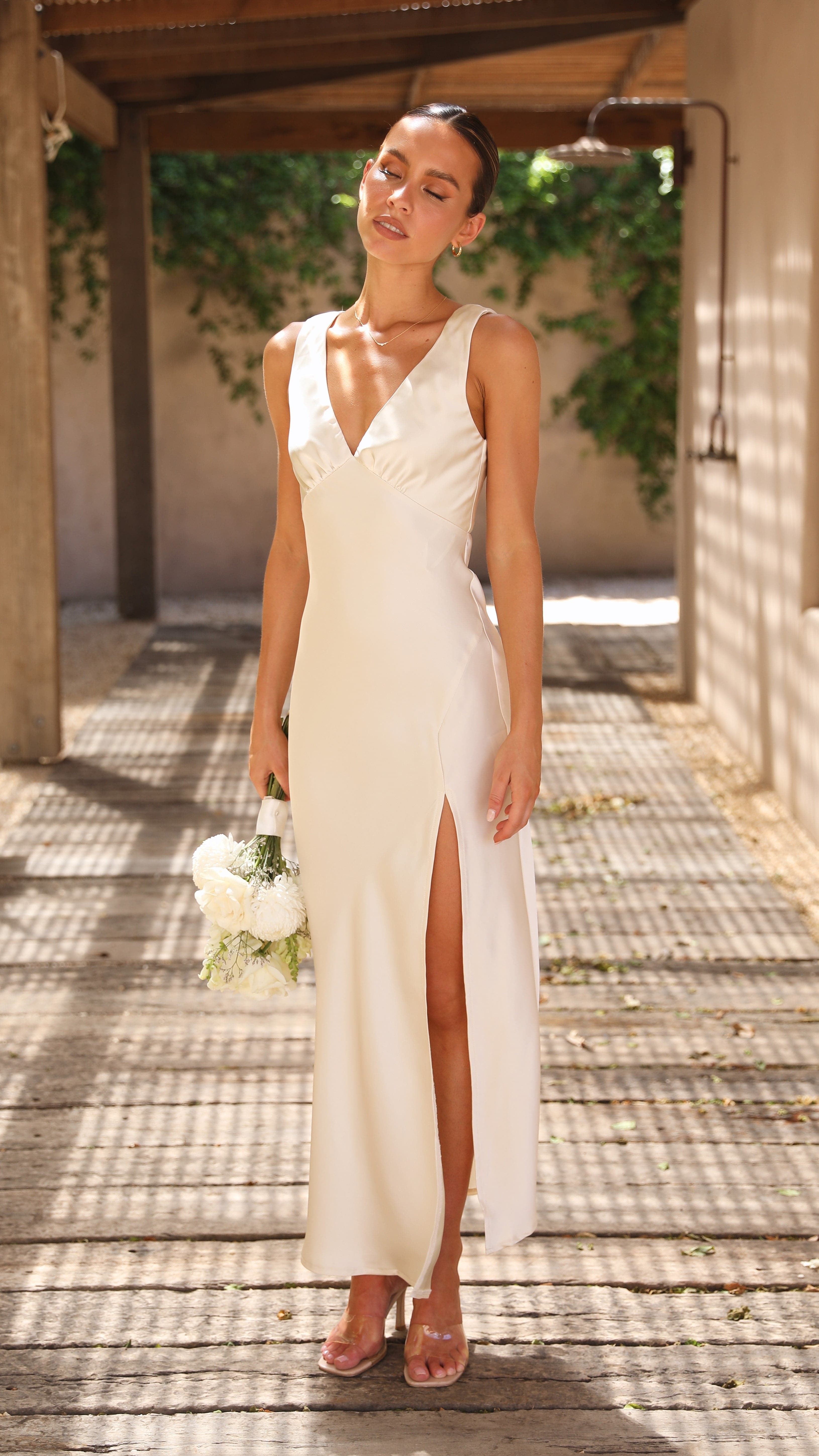 Taylor Maxi Dress - Ivory
