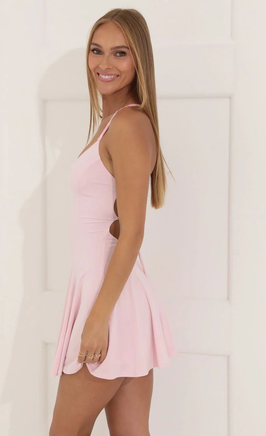 A-line Dress in Pink