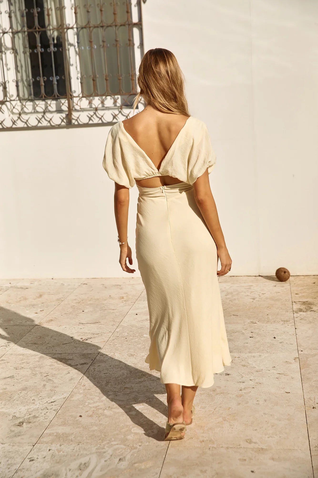 Growing Garden Maxi Dress Yellow