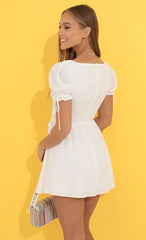 Corset Dress in White