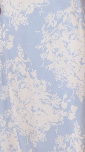 Margie Midi Dress - Blue / White Floral