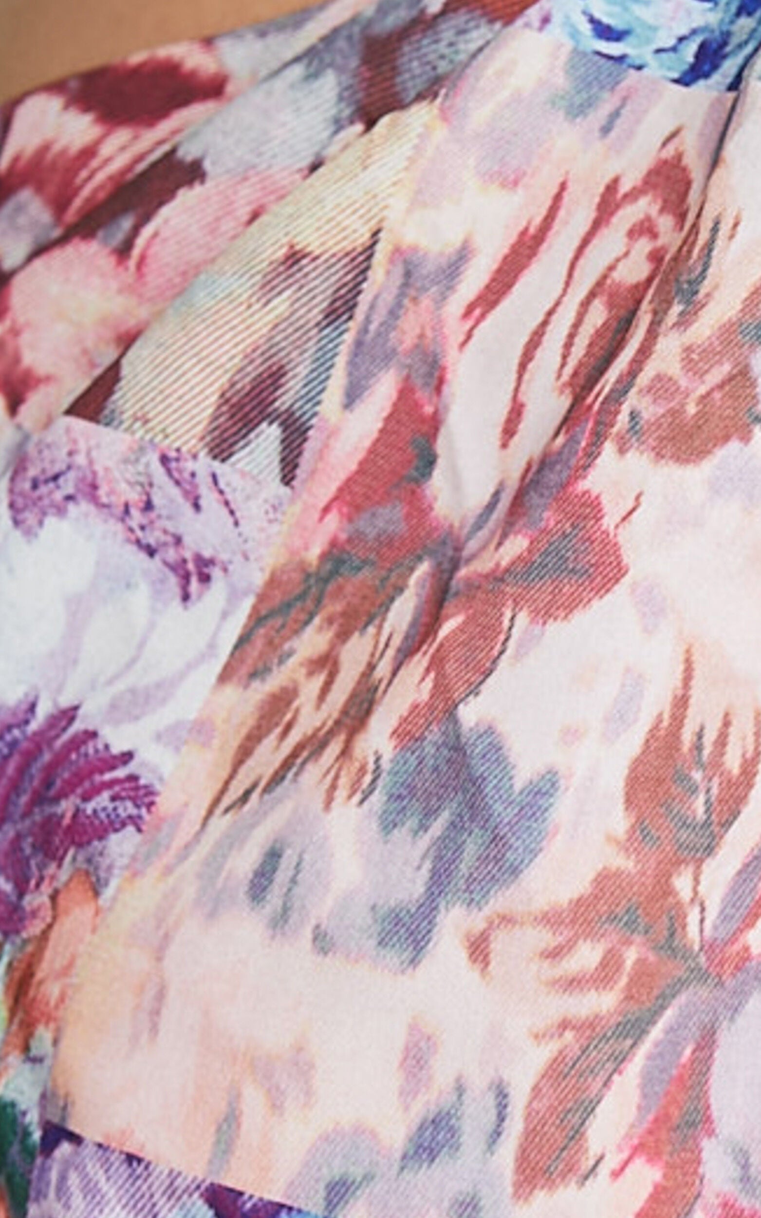 Alice Mini Dress - One Shoulder Side Cut Out Dress in Vintage Garden Print