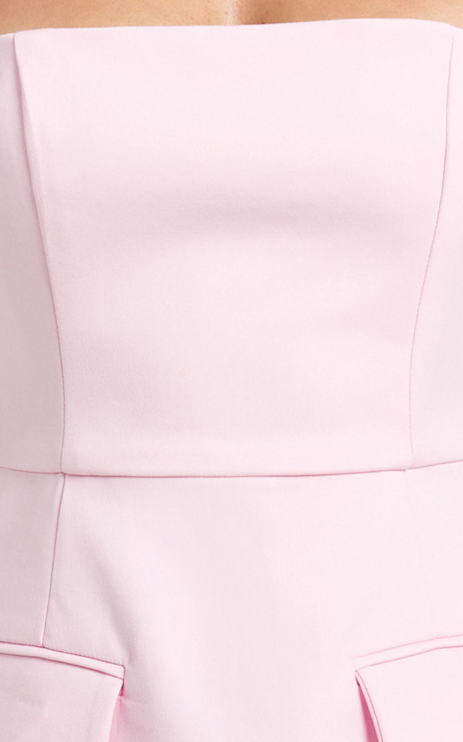 Make a Statement in the Garrett Mini Dress – Chic Square Neck Fit & Flare in Vibrant Pink