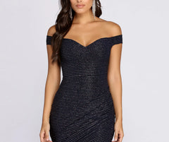 Glowing Glitter Mini Dress