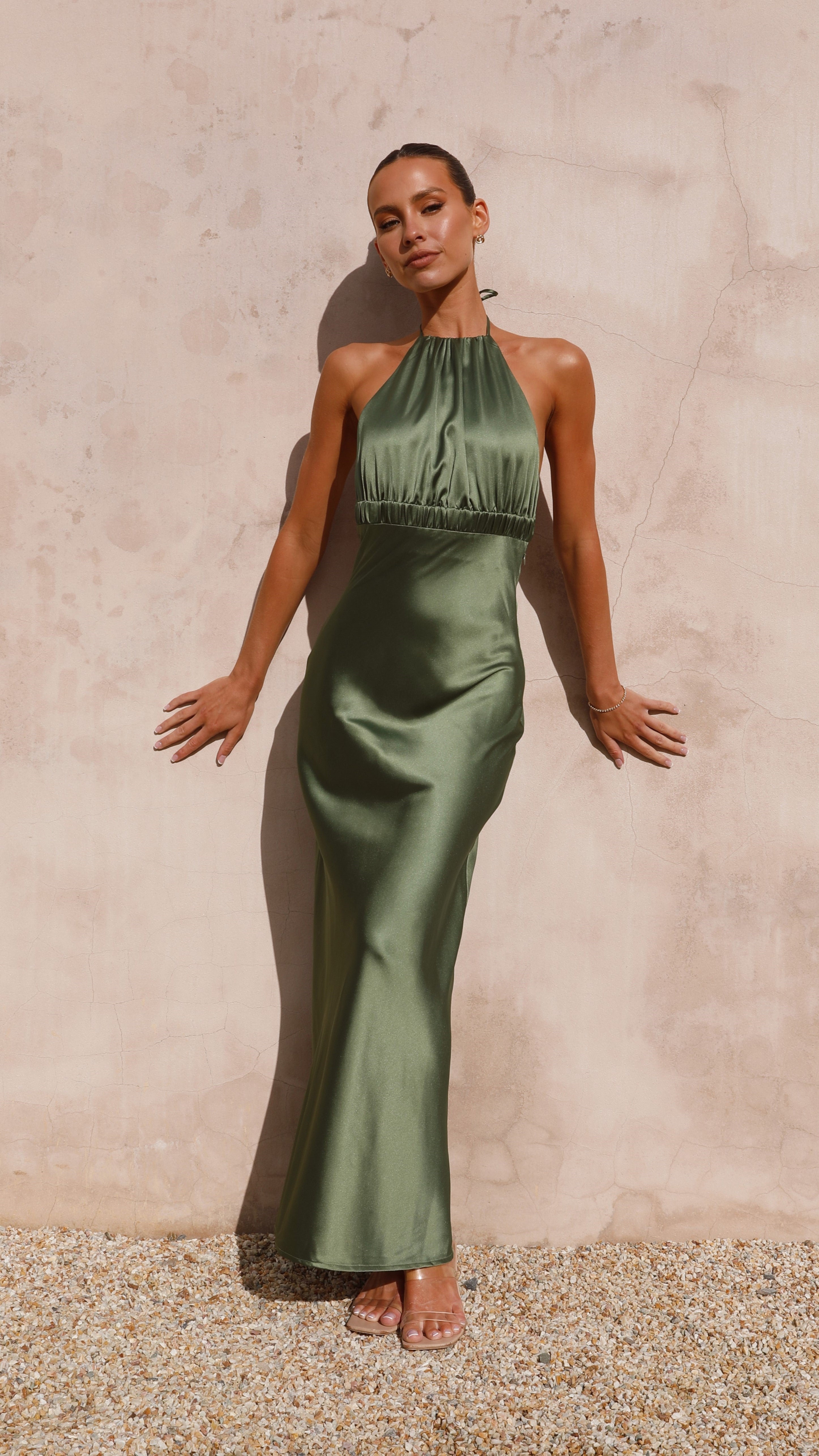 Soko Maxi Dress - Olive