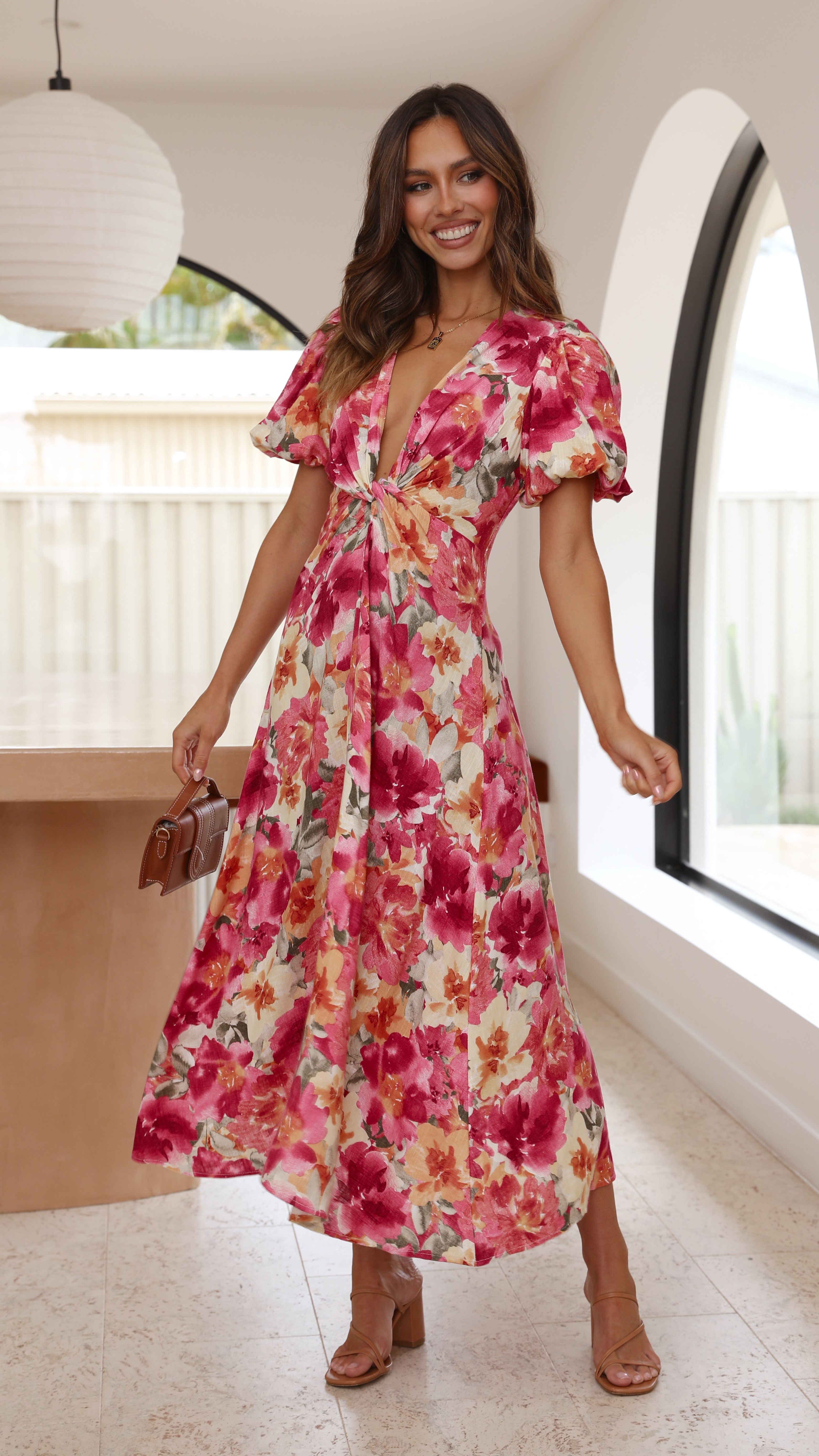 Blaire Midi Dress - Alannah Print