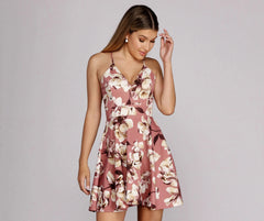 Floral Bloom Lace Skater Dress