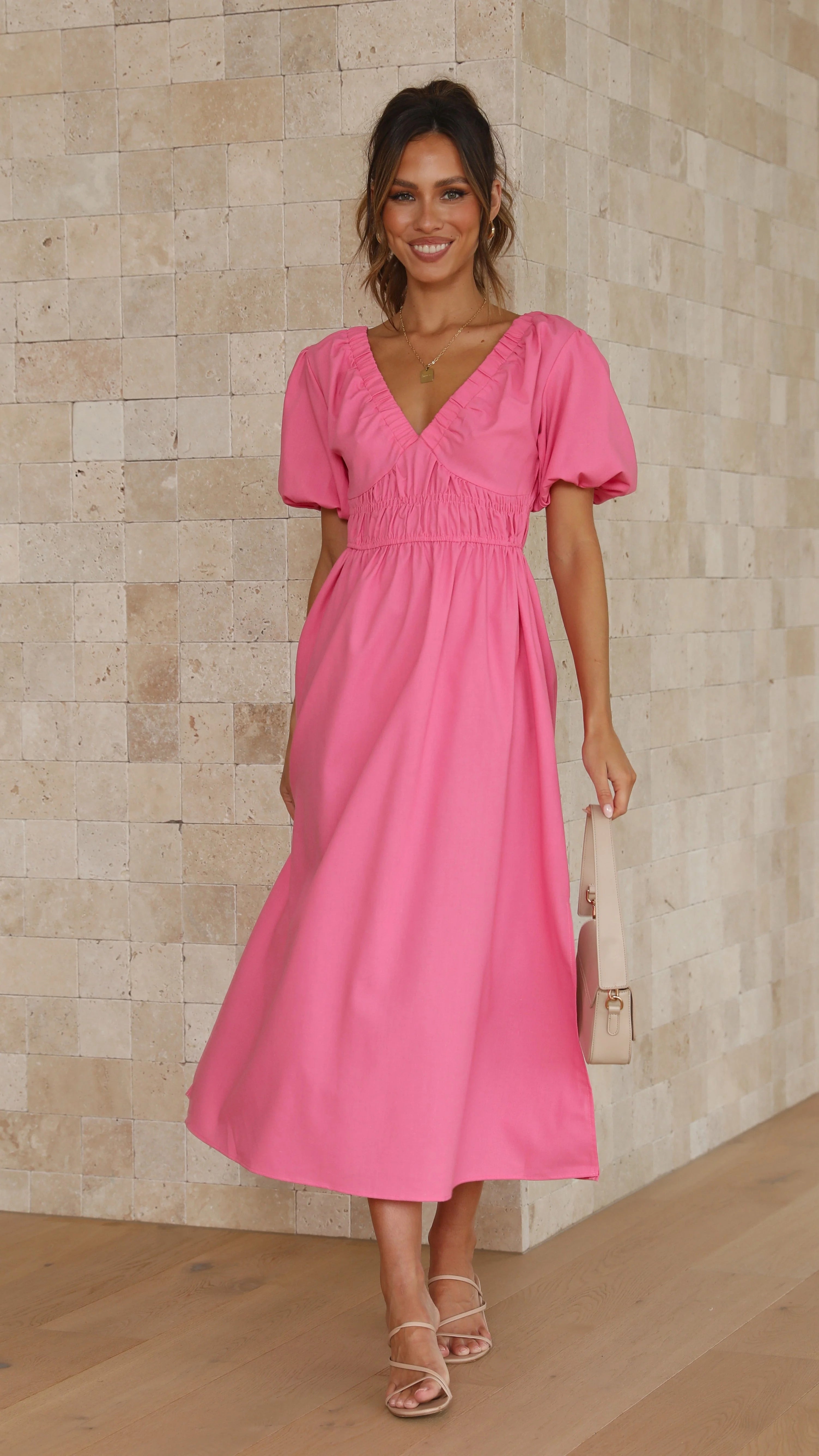 Fiore Maxi Dress - Pink