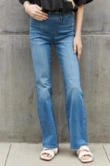 Judy Blue Lolita High Waist Pull On Slim Bootcut Jeans