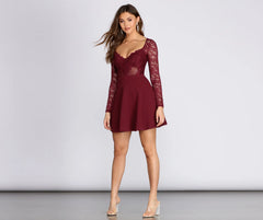 Love For Lace Skater Dress