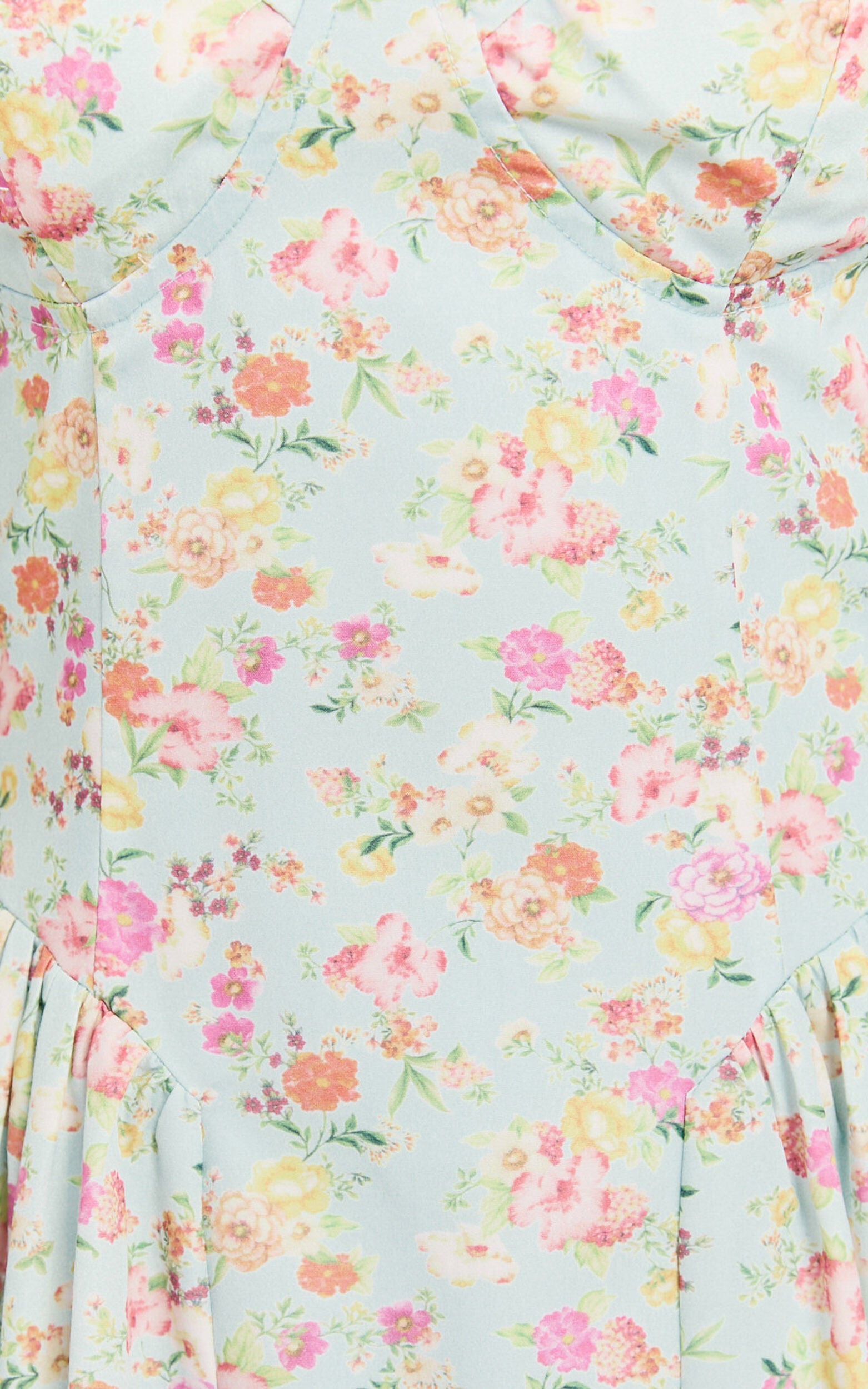 Jessica Midi Dress - Sweetheart Neck  Fit & Flare Midi Dress in Vintage Floral